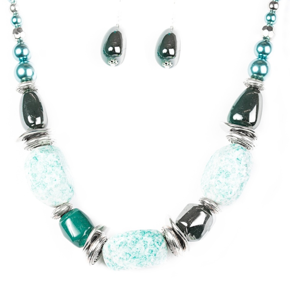 In Good Glazes Jewelry Set (Blue)